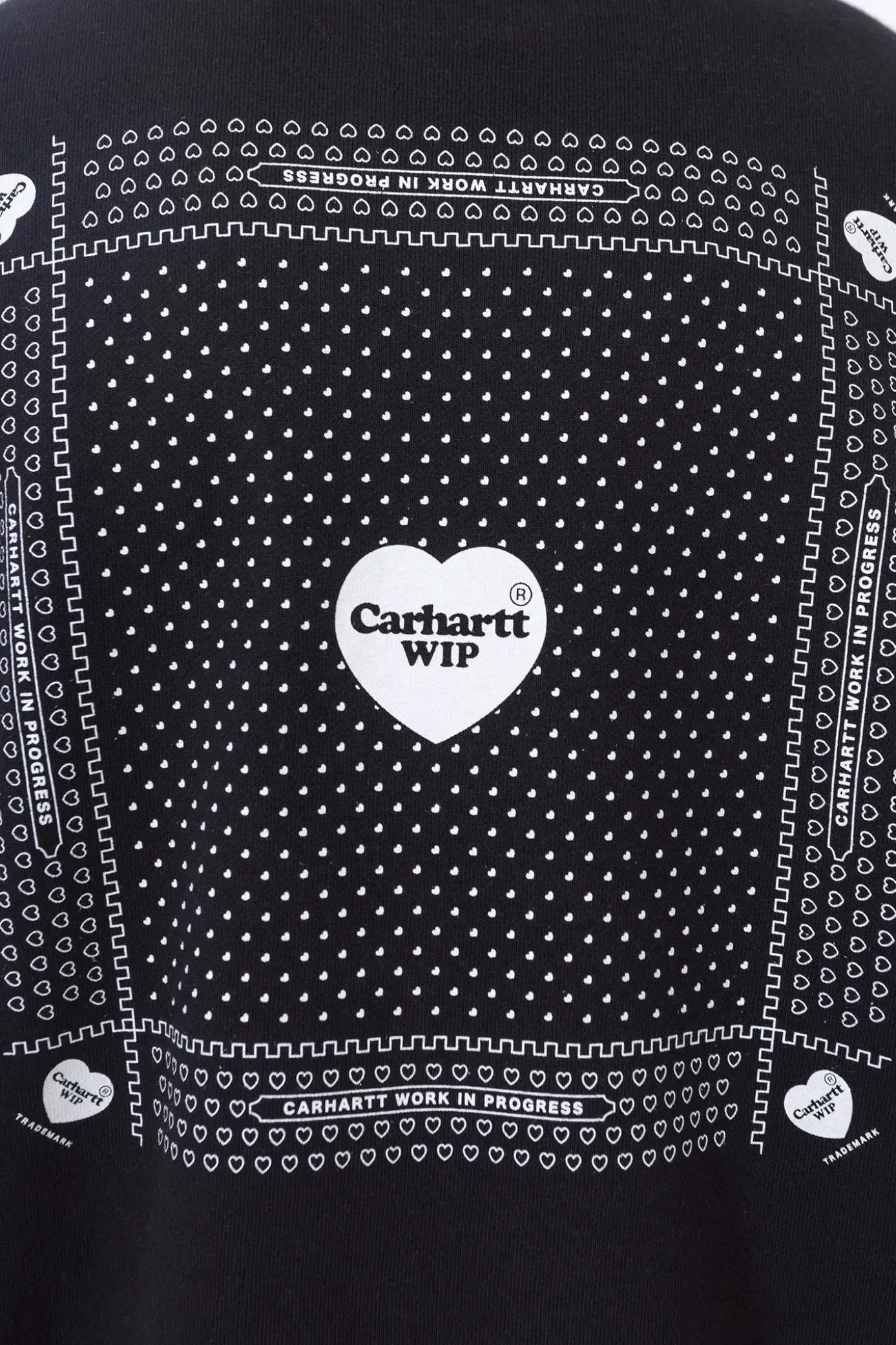 Clearance Bluza Bez Kaptura Heart Bandana Bluzy Bez Kaptura