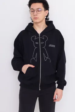 Bluza Rozpinana Studded Horned Lucy Zip Hoodie Bluzy Rozpinane