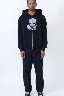 Clearance Bluza Rozpinana Alien Zip Hoodie Bluzy Rozpinane