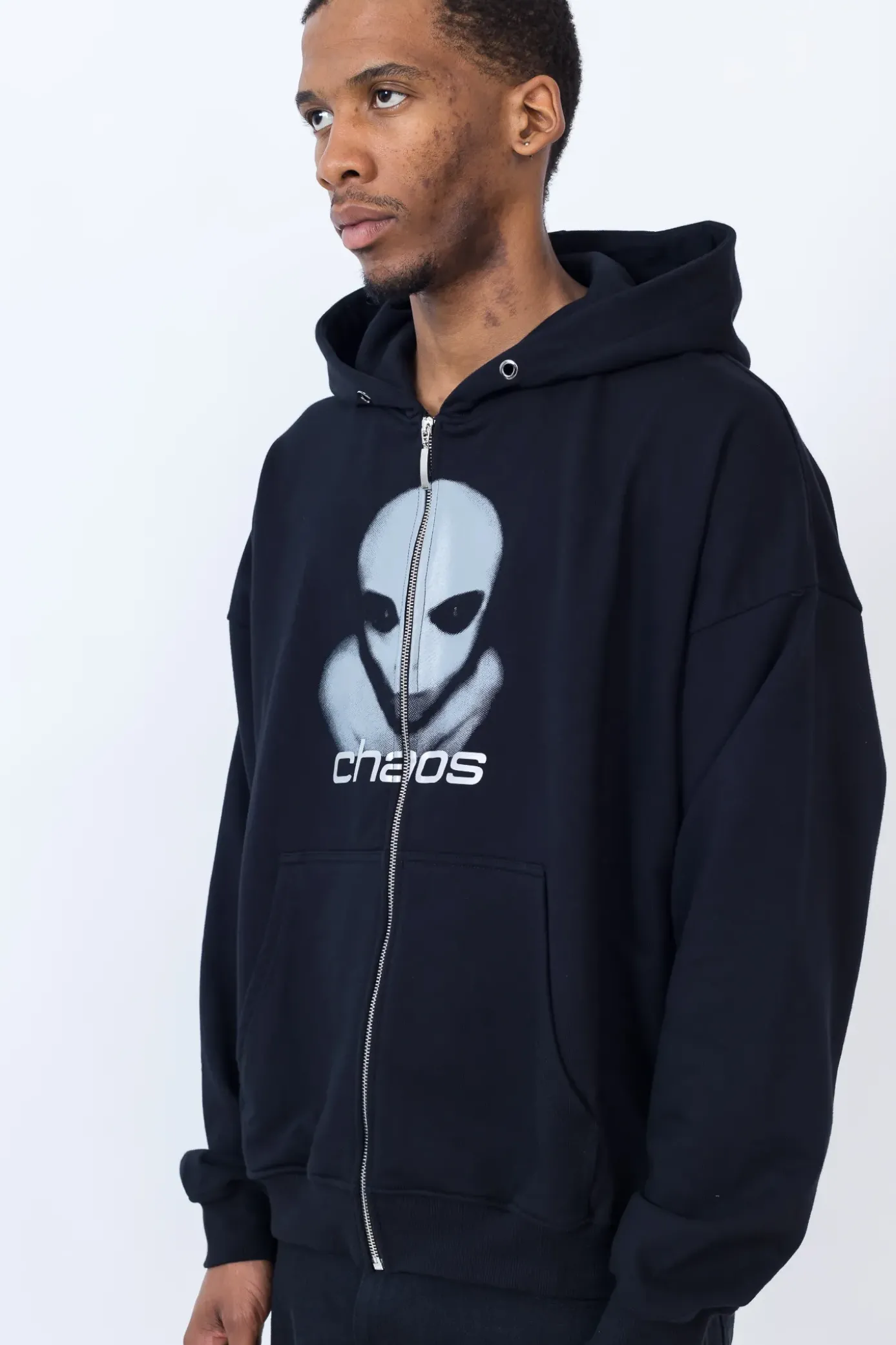 Clearance Bluza Rozpinana Alien Zip Hoodie Bluzy Rozpinane