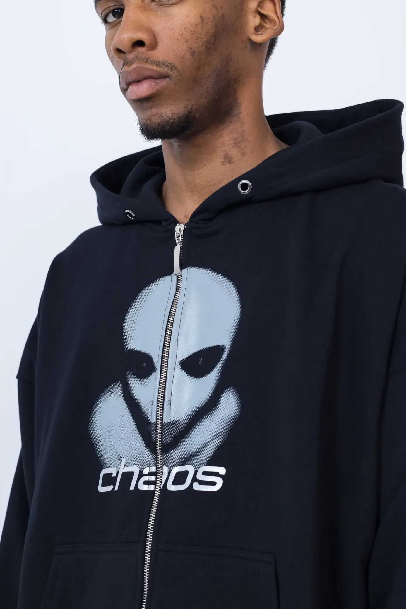 Clearance Bluza Rozpinana Alien Zip Hoodie Bluzy Rozpinane