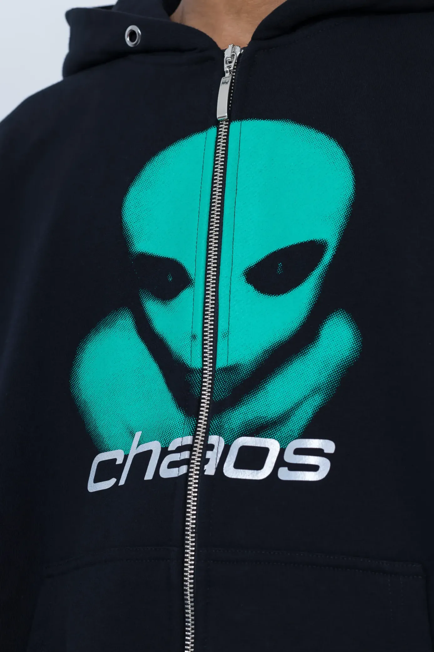 Clearance Bluza Rozpinana Alien Zip Hoodie Bluzy Rozpinane