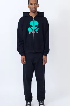 Clearance Bluza Rozpinana Alien Zip Hoodie Bluzy Rozpinane