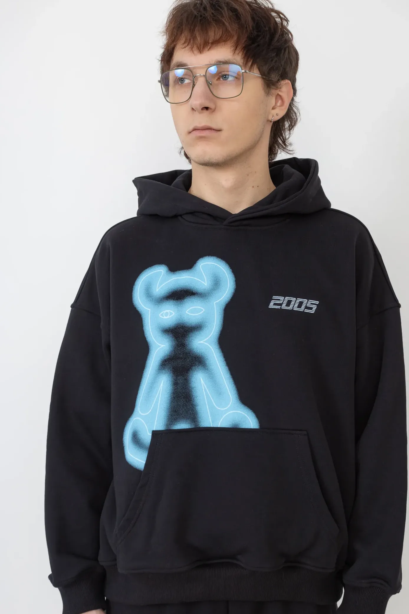 Sale Bluza Z Kapturem Airbrushed Horned Bluzy Z Kapturem