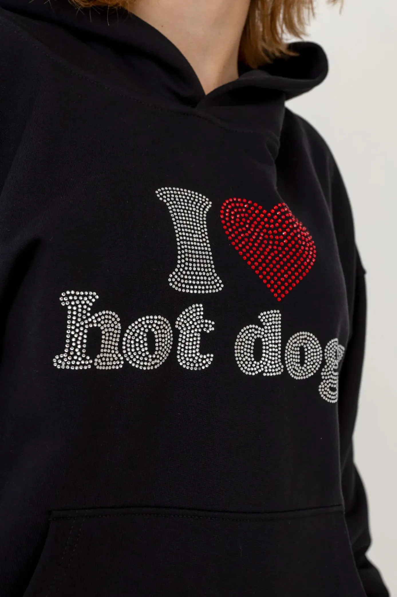 Online Bluza Z Kapturem I <3 Hot Dogs Bluzy Z Kapturem