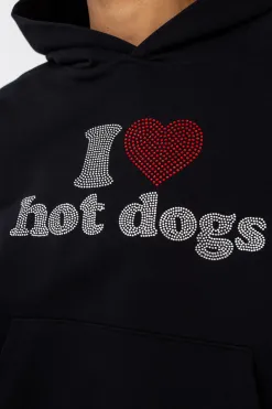 Online Bluza Z Kapturem I <3 Hot Dogs Bluzy Z Kapturem