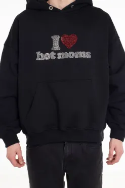 New Bluza Z Kapturem I <3 Hot Moms Bluzy Z Kapturem