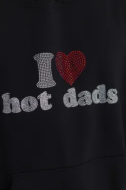 New Bluza Z Kapturem I <3 Hot Dads Bluzy Z Kapturem