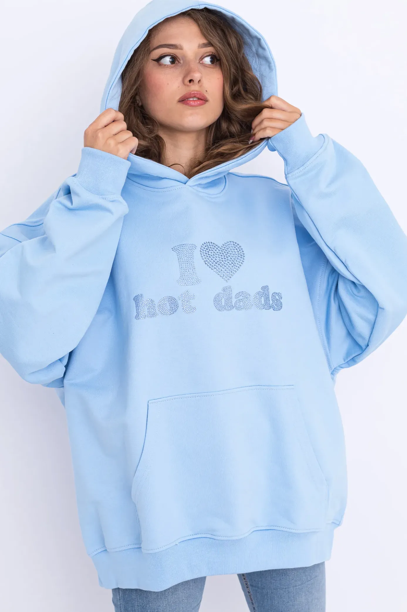 Clearance Bluza Z Kapturem I <3 Hot Dads Bluzy Z Kapturem