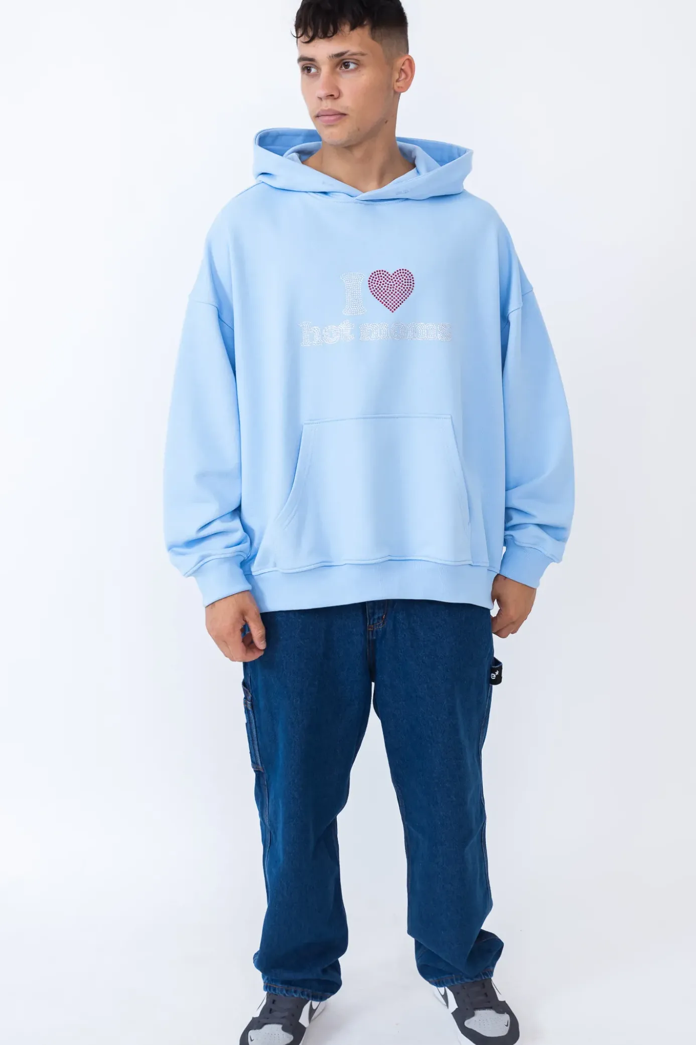 Discount Bluza Z Kapturem I <3 Hot Moms Bluzy Z Kapturem