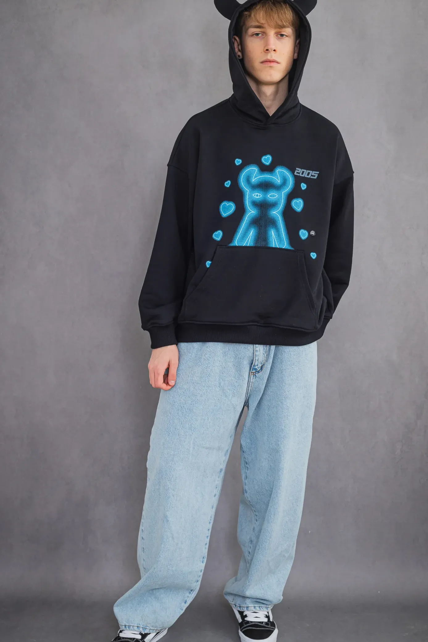 Best Bluza Z Kapturem Lovely Lucy Horned Bluzy Z Kapturem