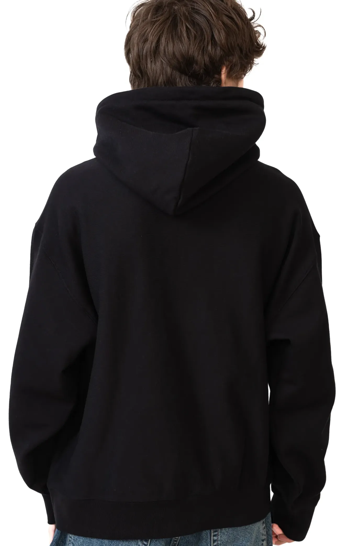 Discount Bluza Z Kapturem Label Script Bluzy Z Kapturem