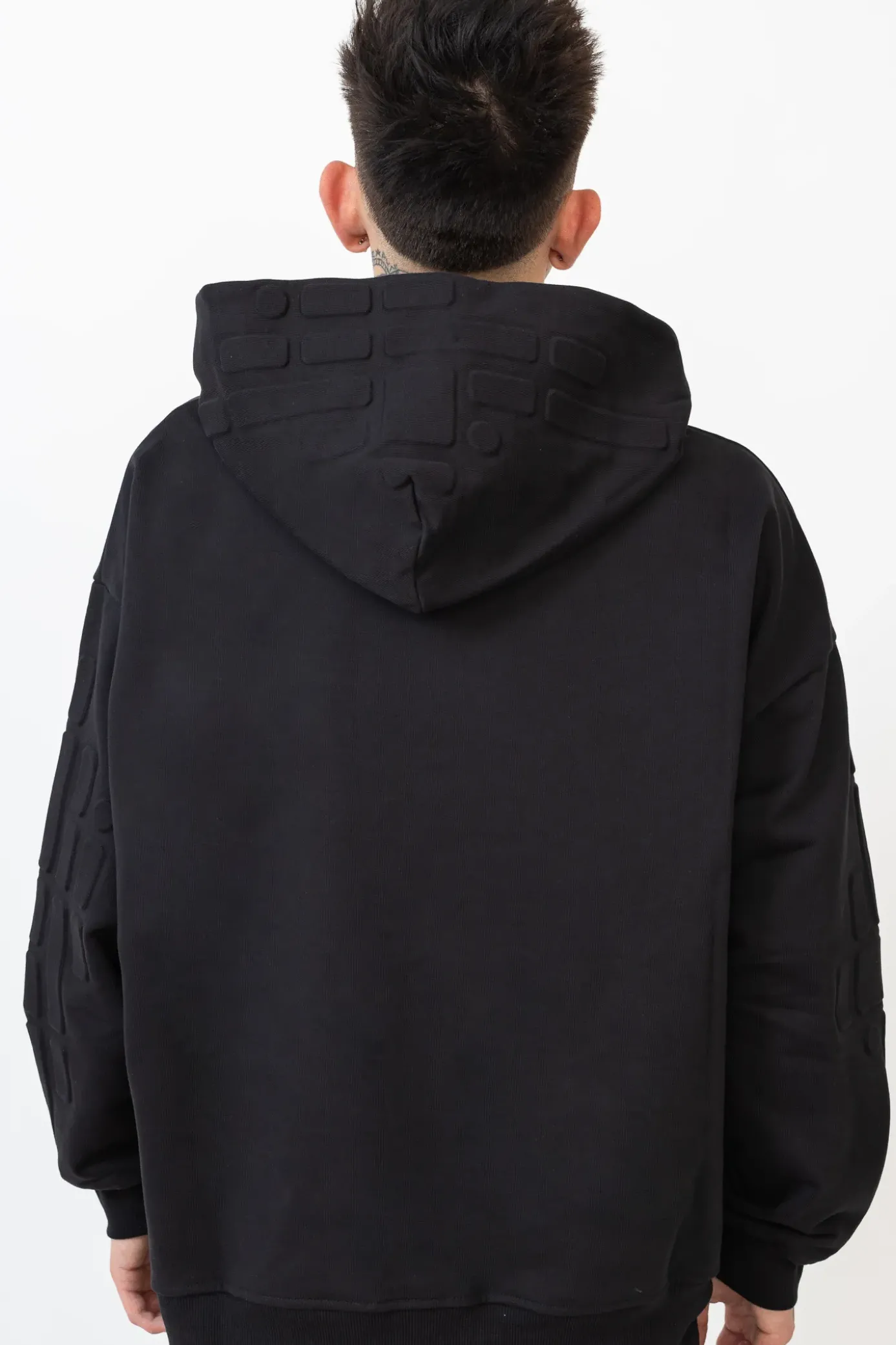 Clearance Bluza Z Kapturem Embossed Bluzy Z Kapturem