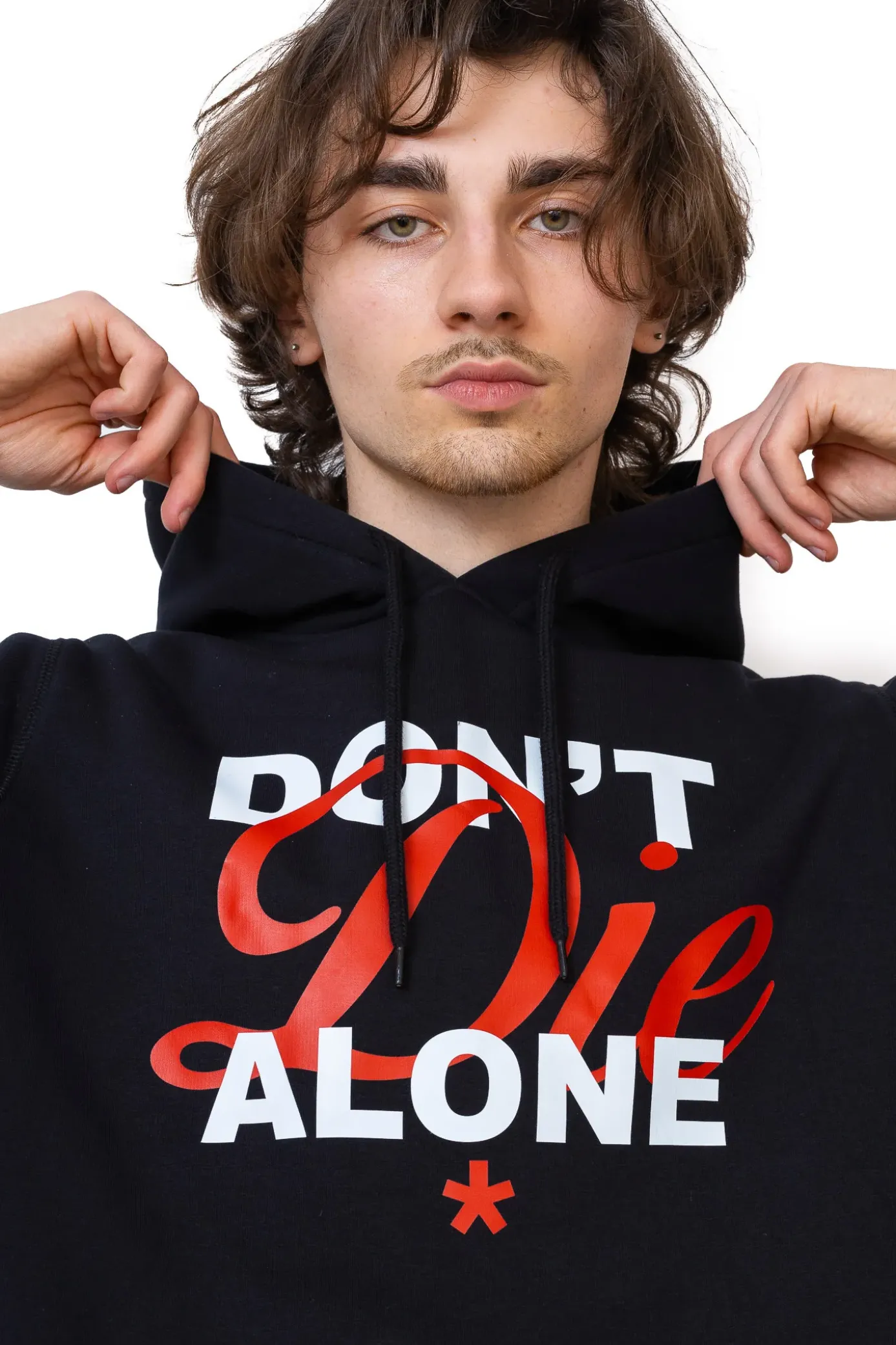 Sale Bluza Z Kapturem Don't Die Alone Bluzy Z Kapturem