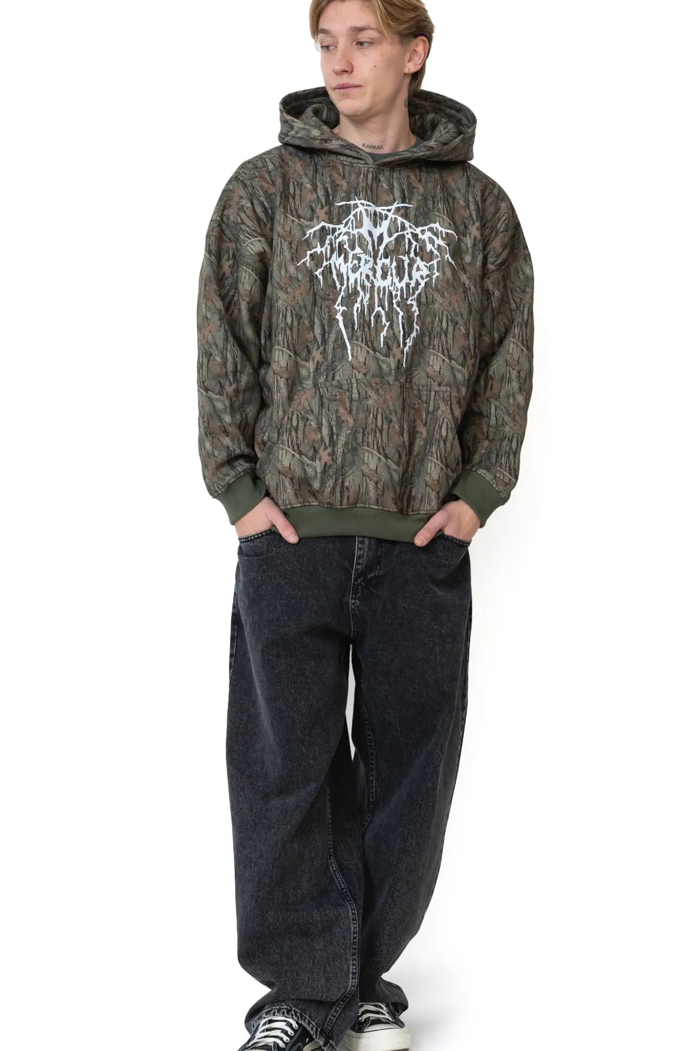 New Bluza Z Kapturem Metal Bluzy Z Kapturem