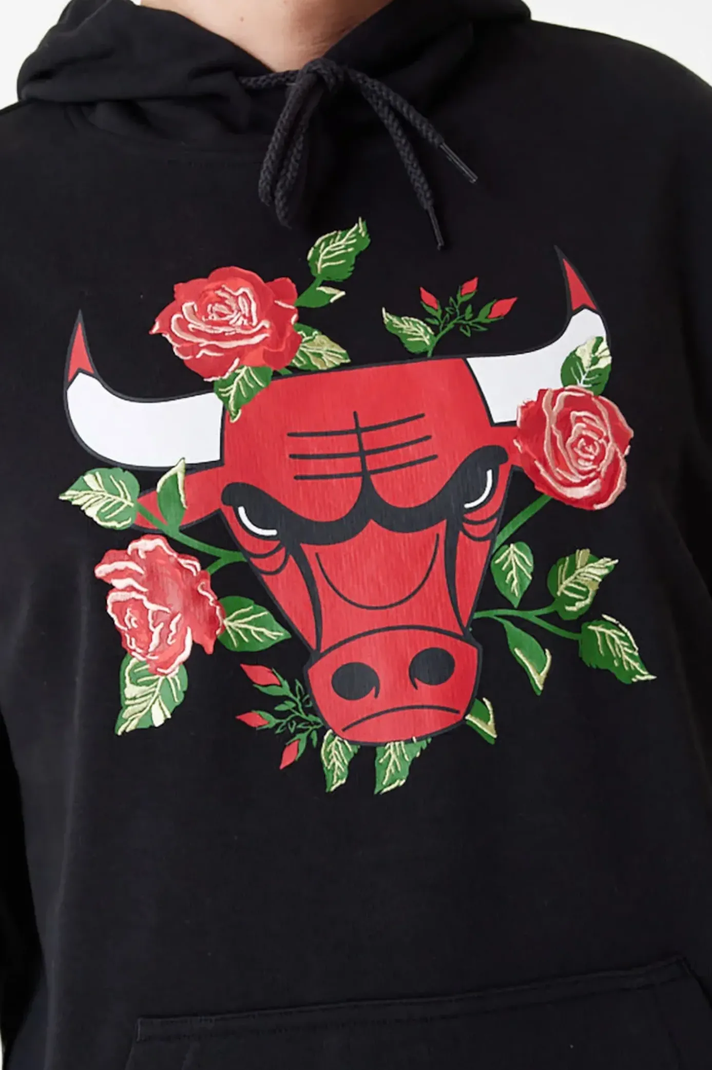Hot Bluza Z Kapturem New Era Chicago Bulls Floral Graphic Bluzy Z Kapturem