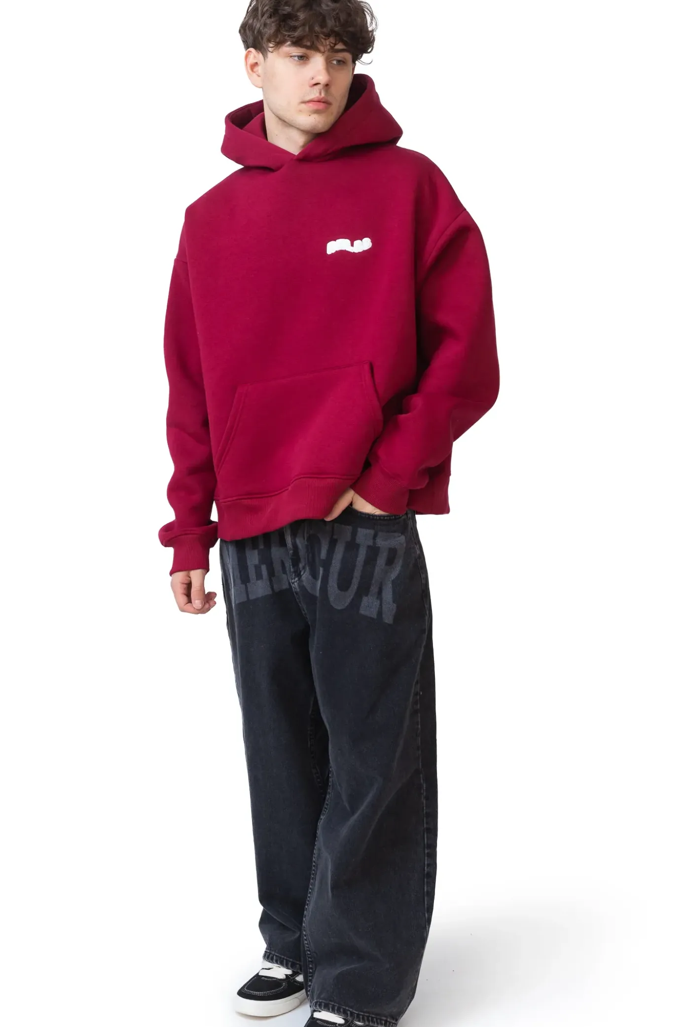 Hot Bluza Z Kapturem Basic Bluzy Z Kapturem