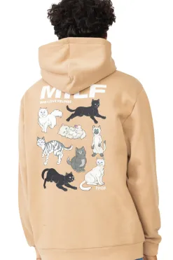 Discount Bluza Z Kapturem Man I Love Felines Bluzy Z Kapturem