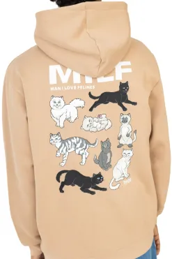 Discount Bluza Z Kapturem Man I Love Felines Bluzy Z Kapturem