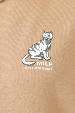 Discount Bluza Z Kapturem Man I Love Felines Bluzy Z Kapturem