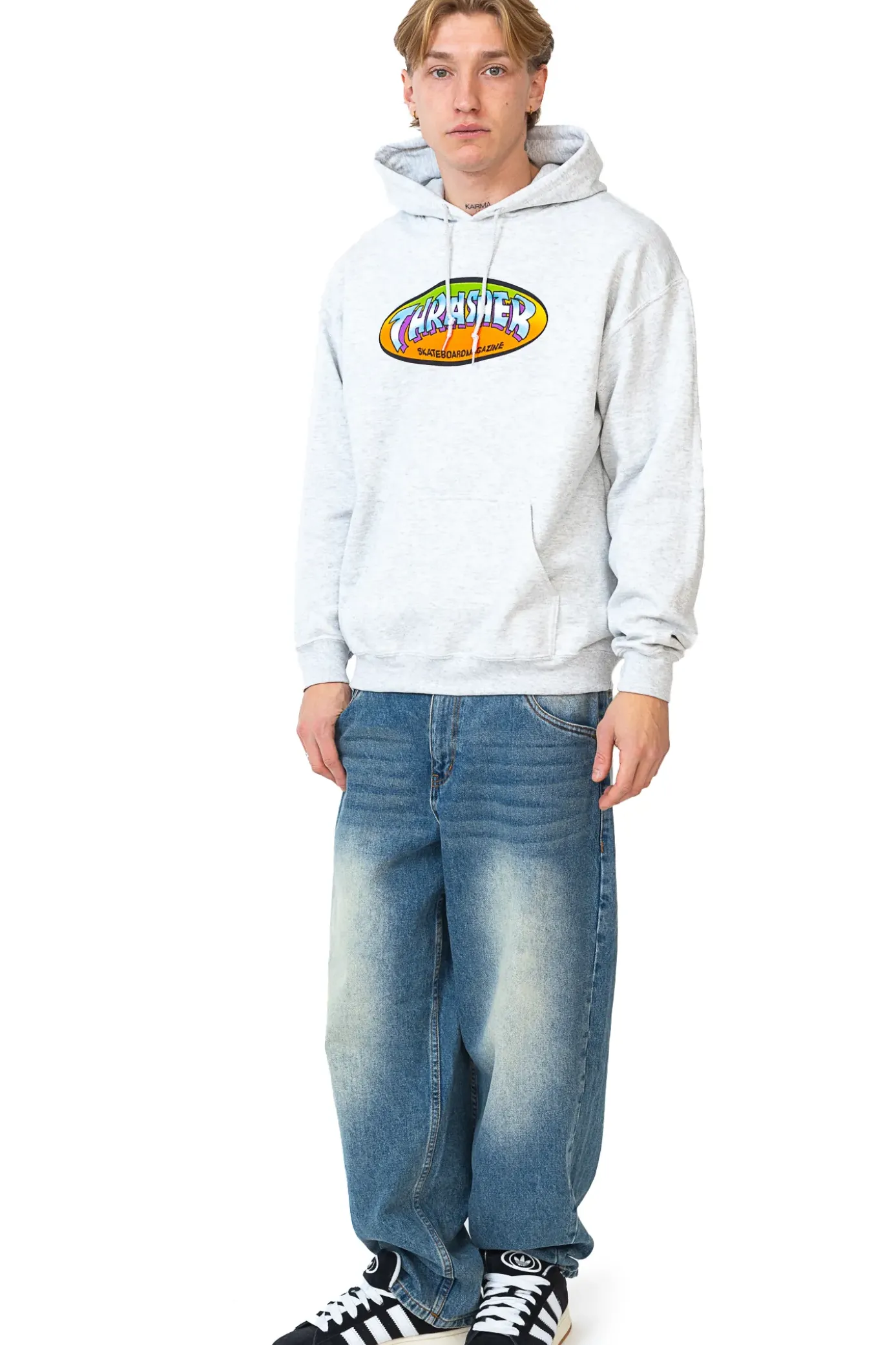 Outlet Bluza Z Kapturem Thrasher Ninety-Five Bluzy Z Kapturem
