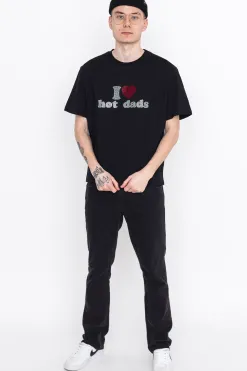 Discount Koszulka I <3 Hot Dads T-shirty