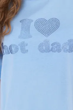 Discount Koszulka I <3 Hot Dads T-shirty