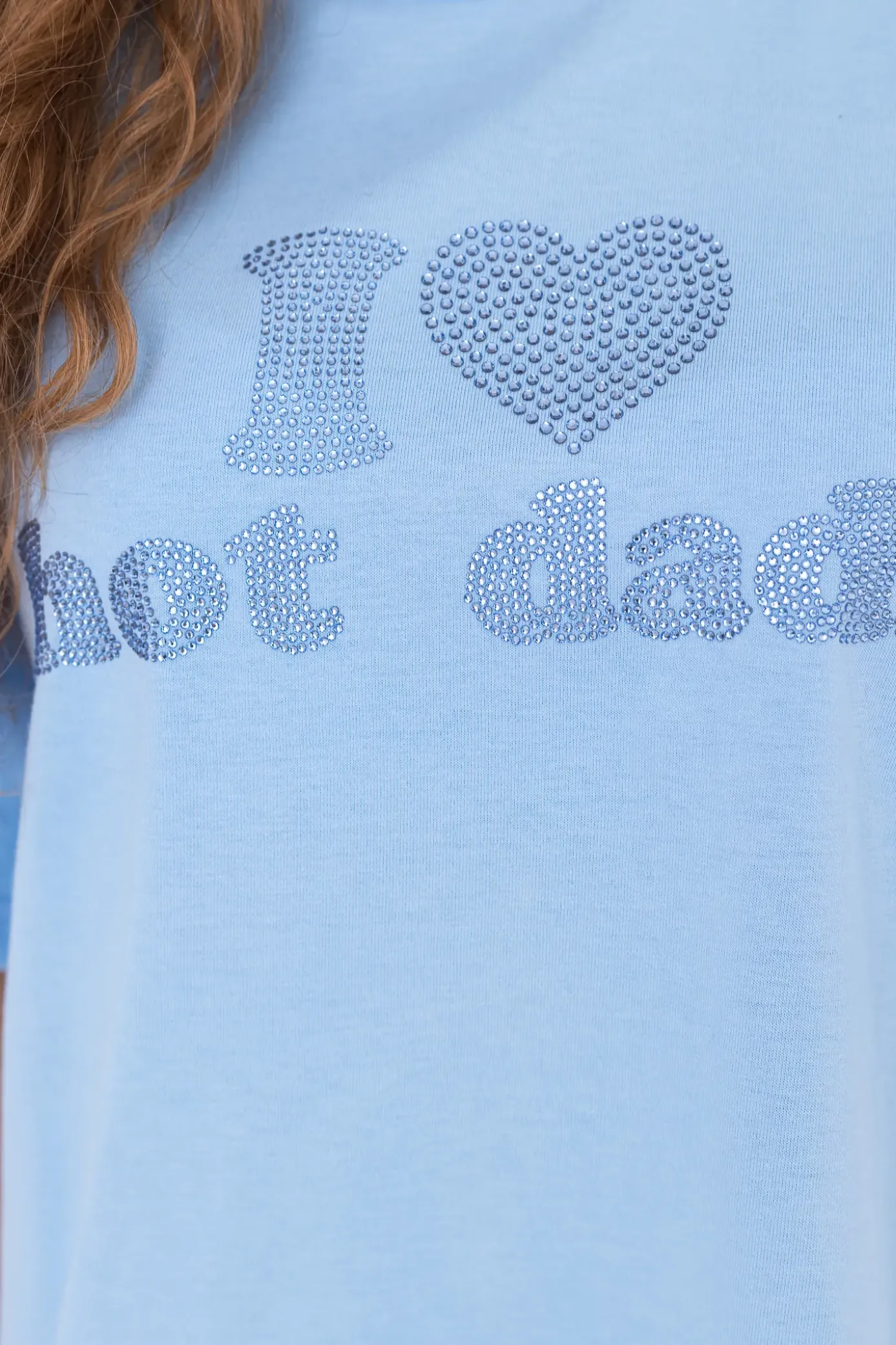 Discount Koszulka I <3 Hot Dads T-shirty