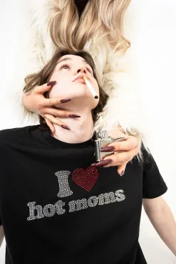 Best Koszulka I <3 Hot Moms T-shirty