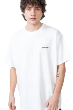 Clearance Koszulka Script Embroidery T-shirty