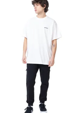 Clearance Koszulka Script Embroidery T-shirty