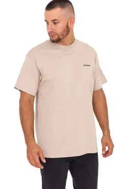 New Koszulka Script Embroidery T-shirty