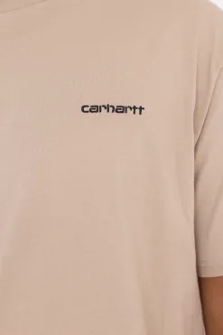 New Koszulka Script Embroidery T-shirty