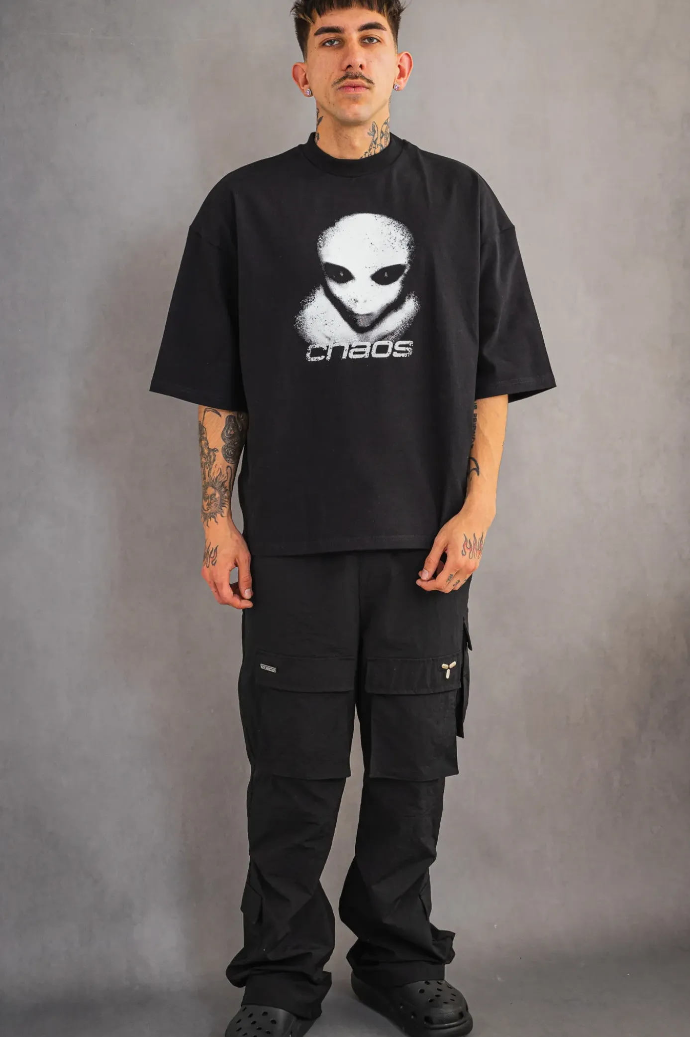 Clearance Koszulka Alien Distressed T-shirty