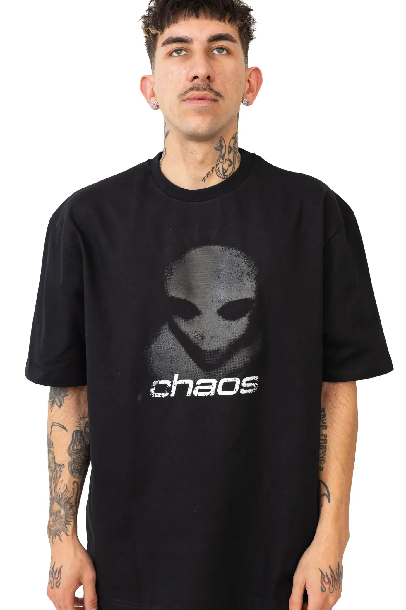 New Koszulka Alien Distressed T-shirty