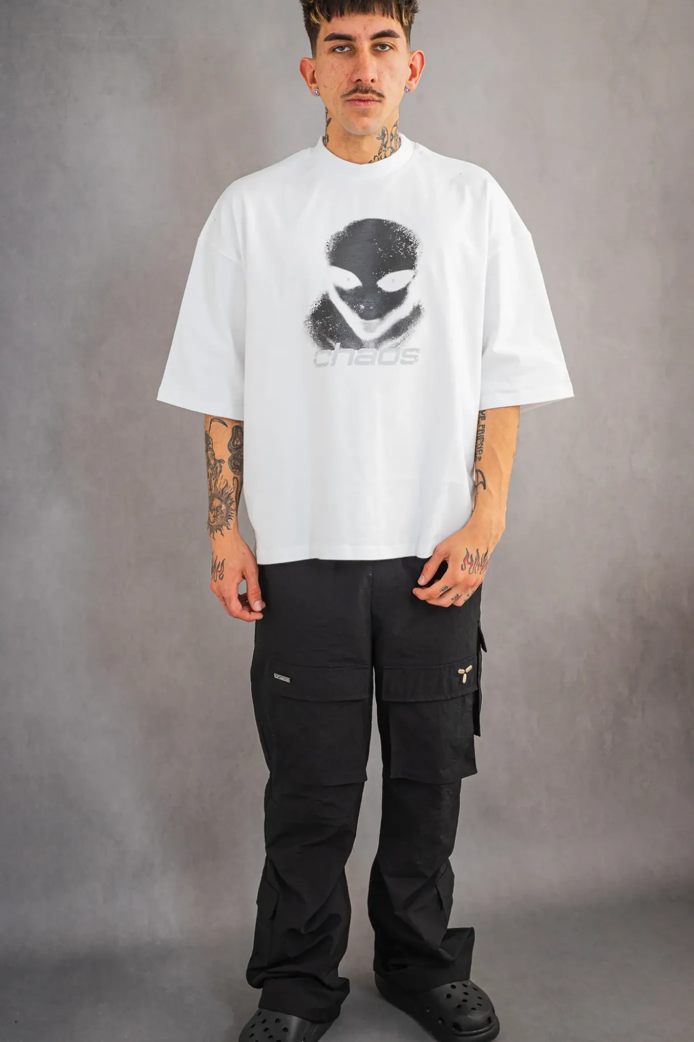 Hot Koszulka Alien Distressed T-shirty