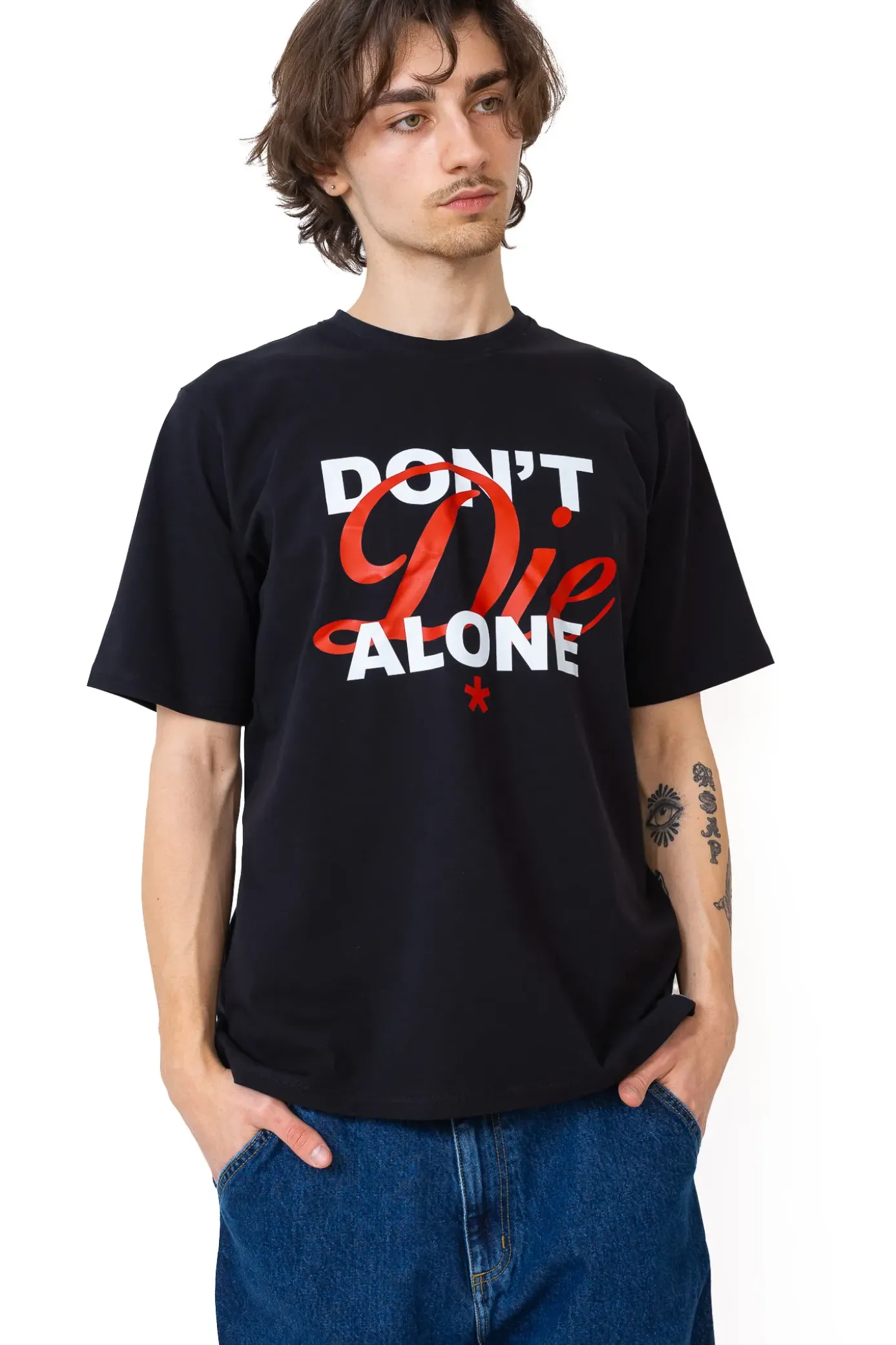 Discount Koszulka Don't Die Alone T-shirty