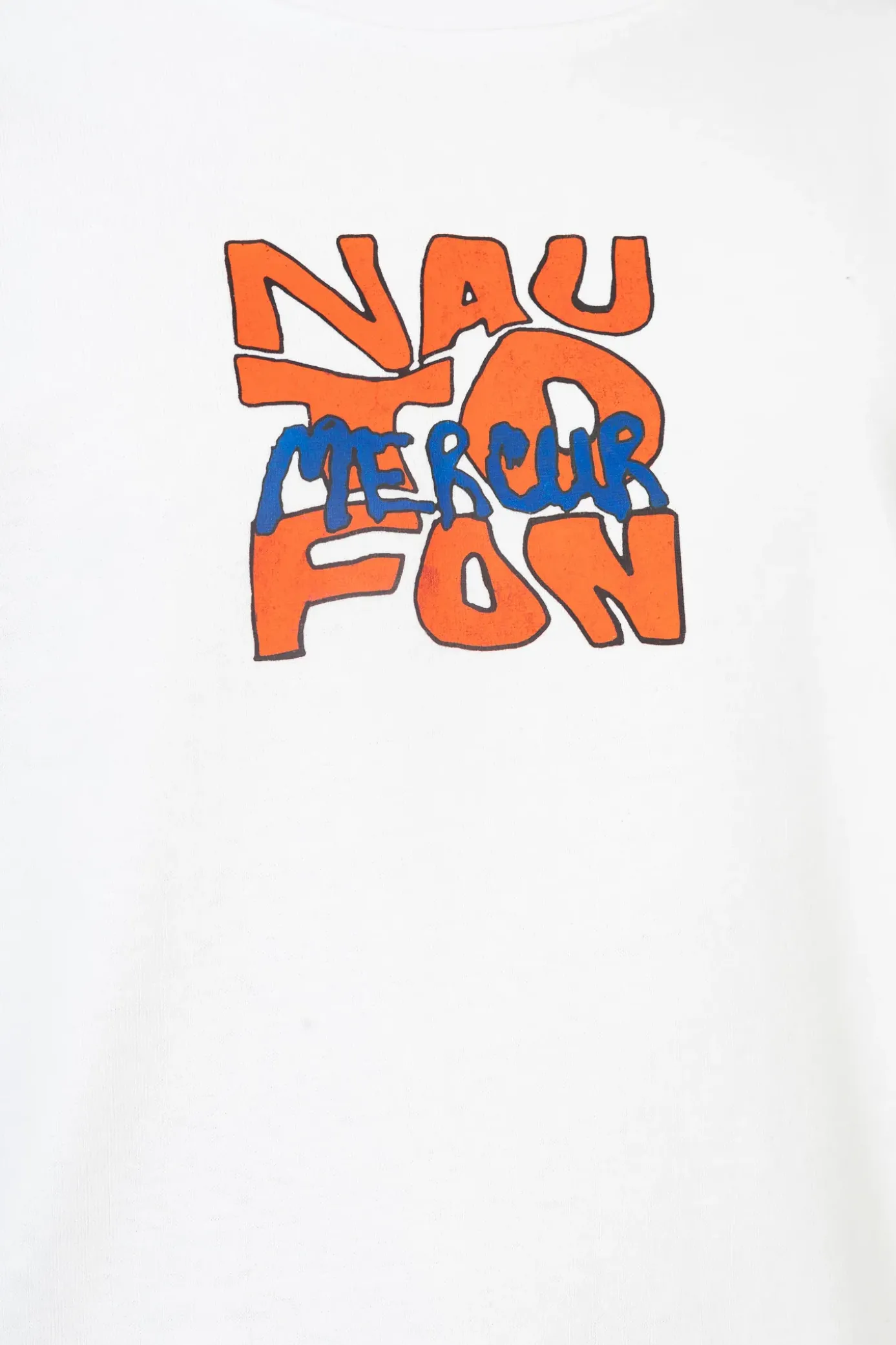 Hot Koszulka Nautofon Flat White Mercur X Nautofon|T-shirty