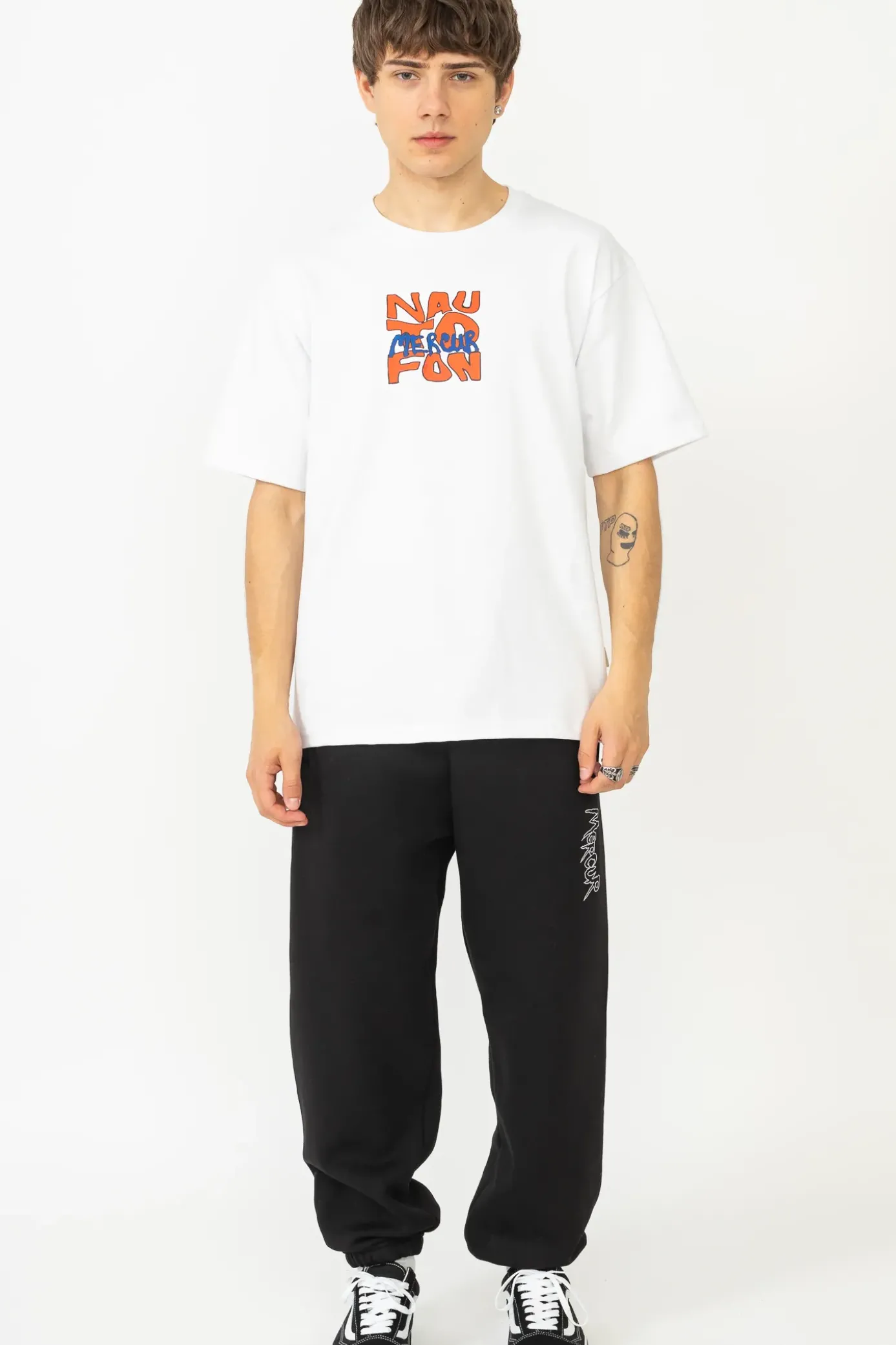 Hot Koszulka Nautofon Flat White Mercur X Nautofon|T-shirty