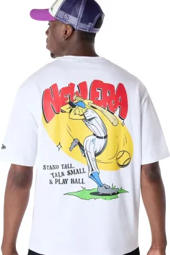 New Koszulka New Era Baseball Graphic Oversized T-shirty