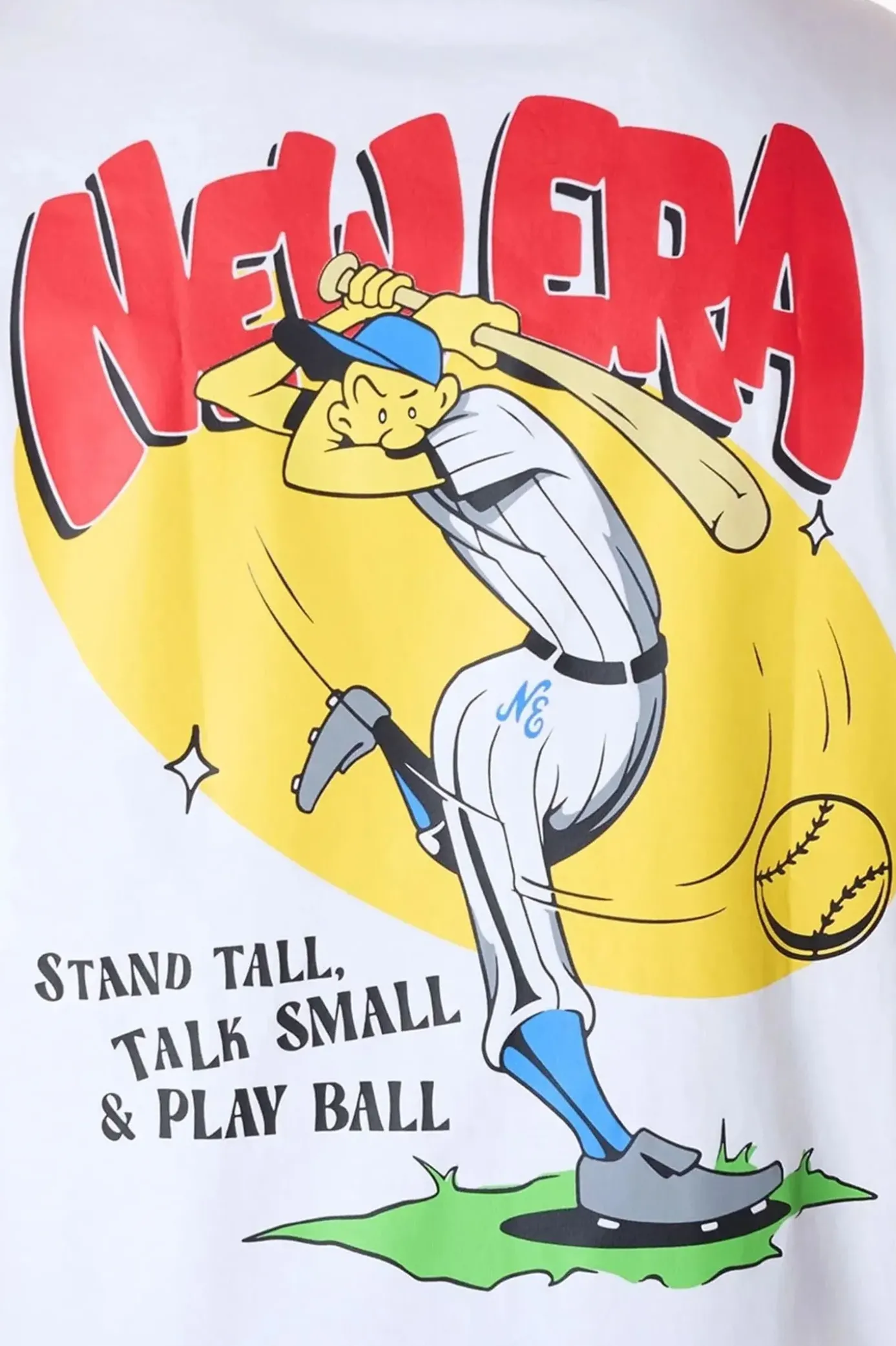 New Koszulka New Era Baseball Graphic Oversized T-shirty