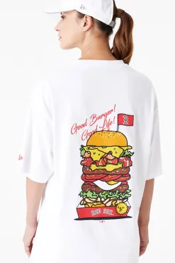 Online Koszulka New Era Boston Red Sox MLB Burger Graphic Oversized T-shirty