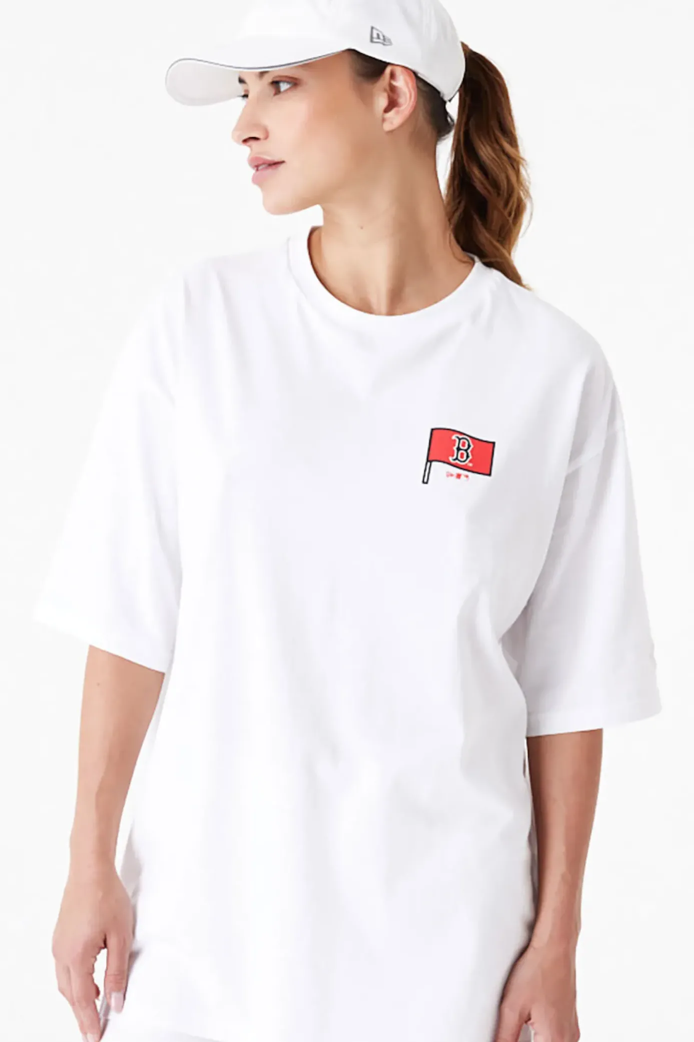 Online Koszulka New Era Boston Red Sox MLB Burger Graphic Oversized T-shirty