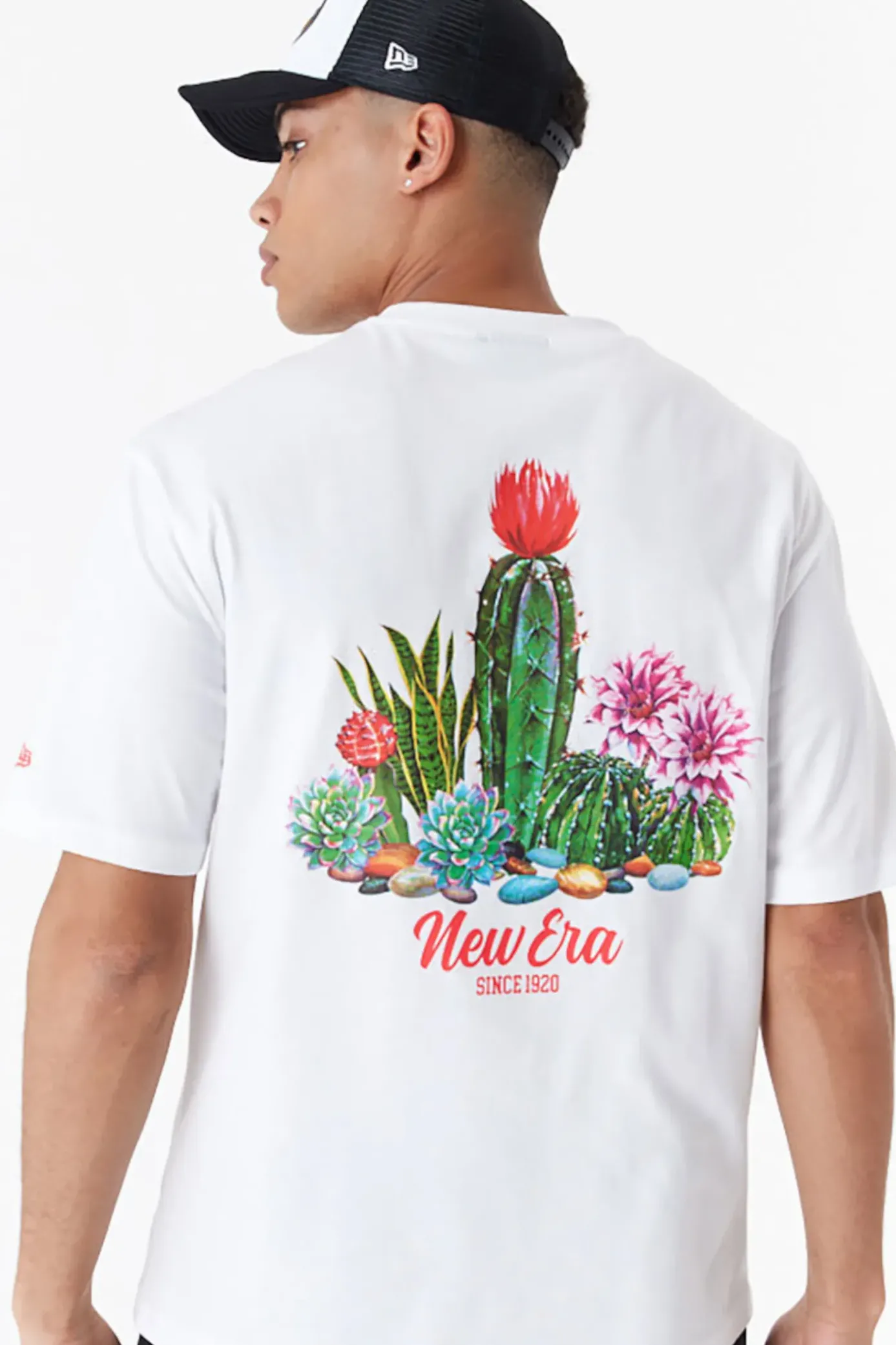 Online Koszulka New Era Cactus Graphic Oversized T-shirty