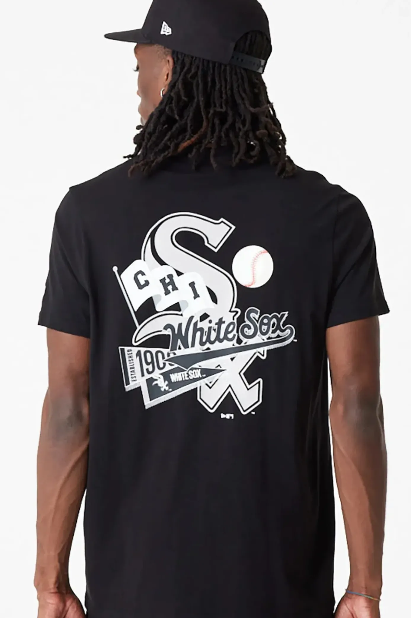 Hot Koszulka New Era Chicago White Sox MLB Flag Graphic T-shirty