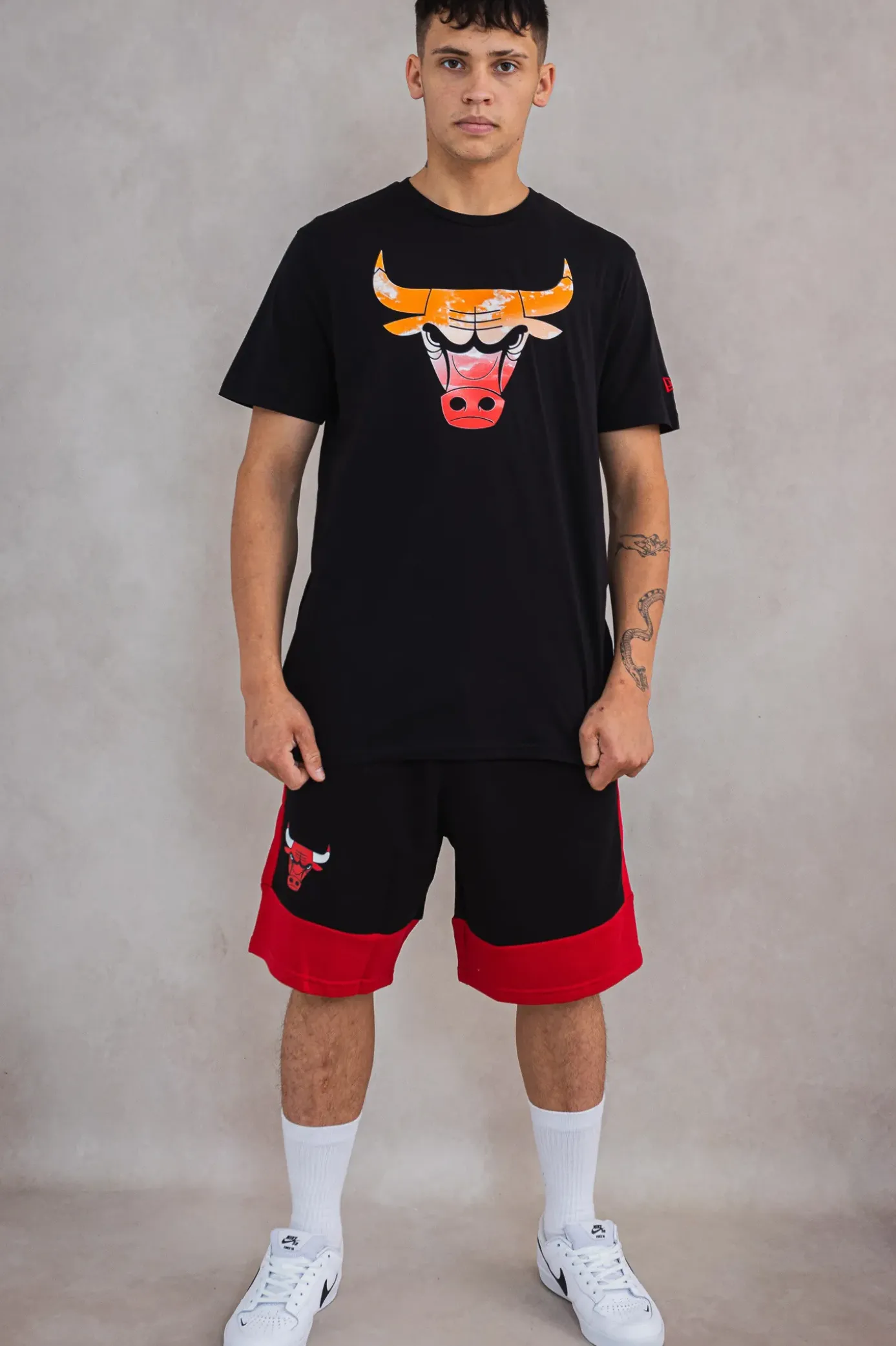 New Koszulka New Era Chicago Bulls NBA Sky T-shirty