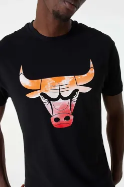 New Koszulka New Era Chicago Bulls NBA Sky T-shirty