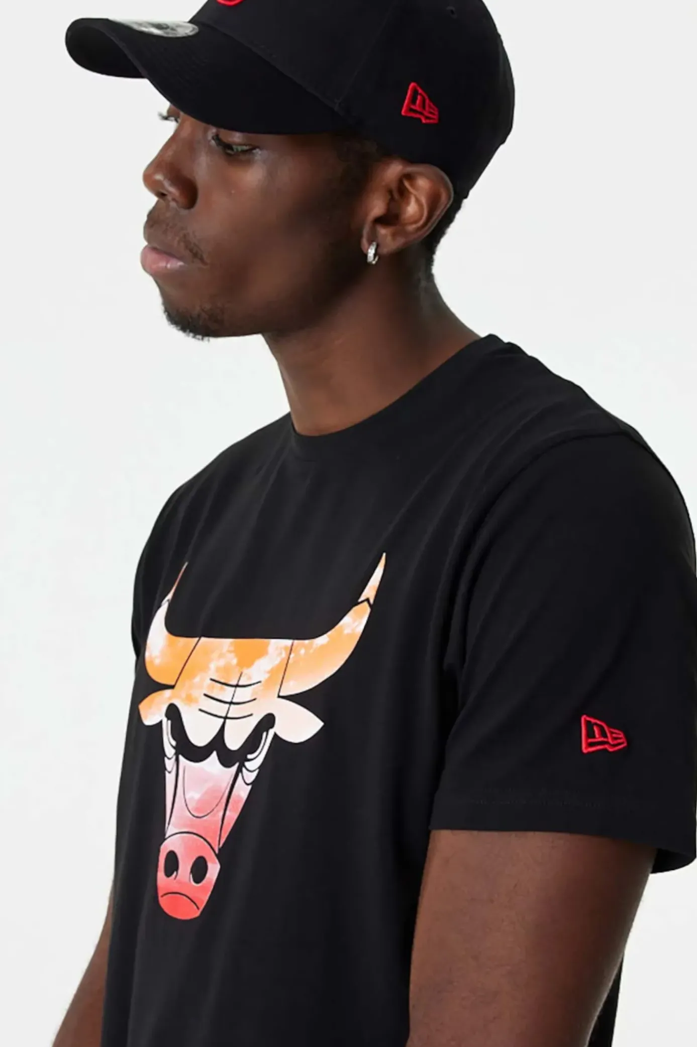 New Koszulka New Era Chicago Bulls NBA Sky T-shirty