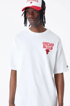 Online Koszulka New Era Chicago Bulls NBA Script Oversized T-shirty