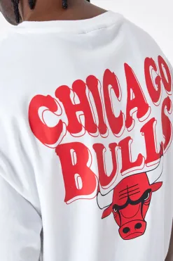 Online Koszulka New Era Chicago Bulls NBA Script Oversized T-shirty